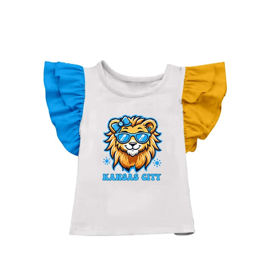 Lets Play Ball Ruffle Shirt