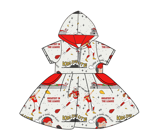 Short Sleeve Hoodie Dress